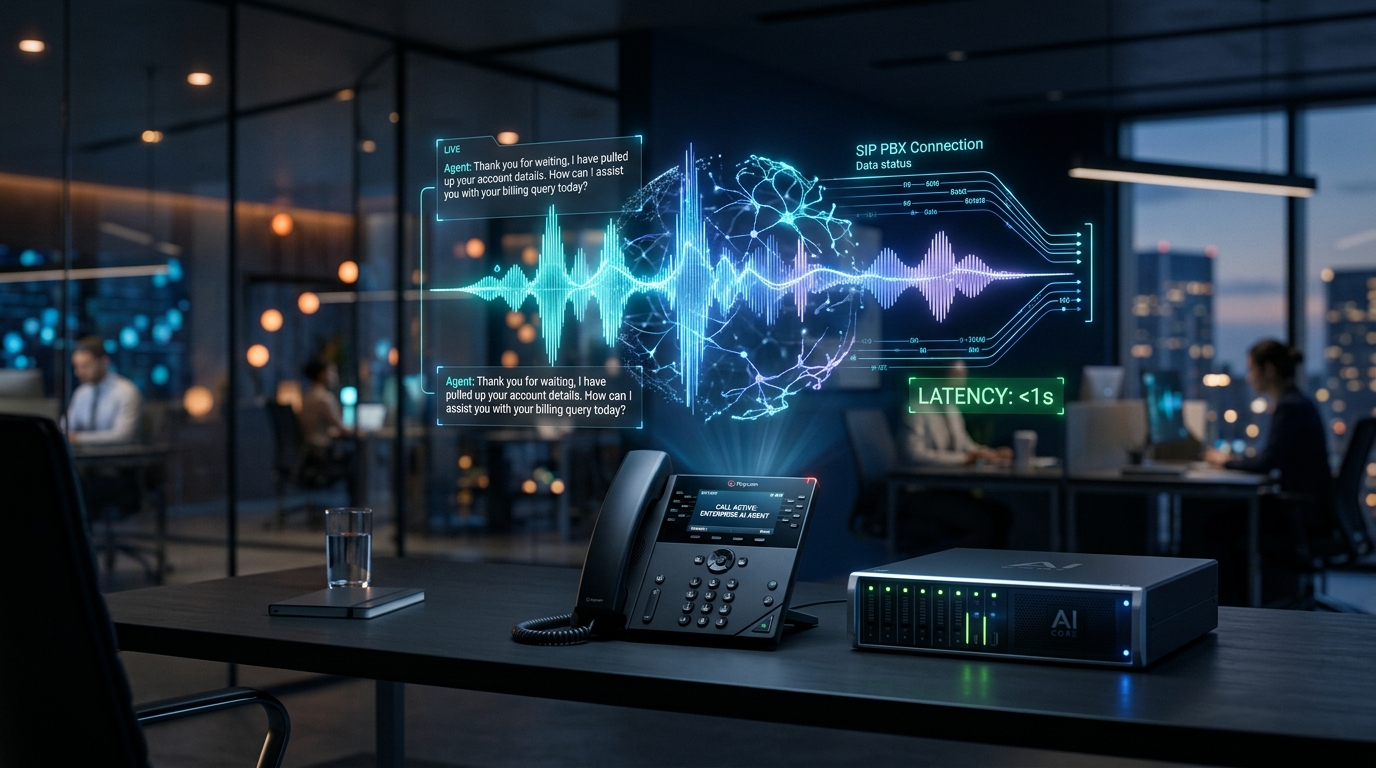 Enterprise Autonomous AI Voice Calling Agent SIP PBX System
