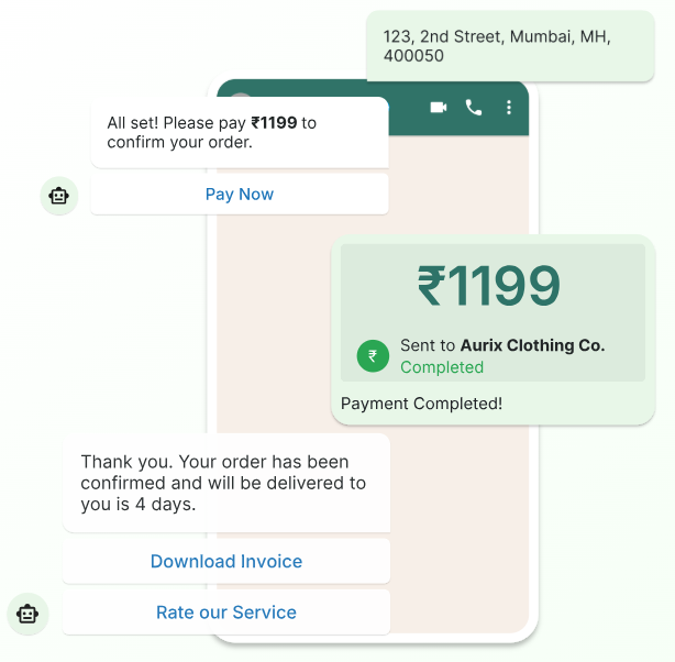 Sales on WhatsApp